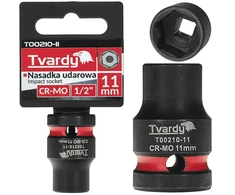 Tvardy Smūginis antgalis 1/2'' 6-kampis 11mm CR-MO (10/200)