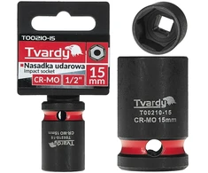 Tvardy Smūginė galvutė 1/2'' 6-kampė 15mm CR-MO (10/200)