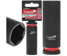 Tvardy Ilgas smūginis antgalis 1/2'' 6-kampis 19mm CR-MO (6/72)