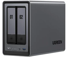 Ugreen NAS DXP2800 UGRSEA-XP1, 2x4TB, 2.5GbE, 1xHDMI, 1xRJ-45, 2xUSB 2.0, 1xUSB-A 3.2 Gen 2, 1xUSB-C 3.2 Gen 2, SD, UGOS Pro