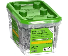Essve Produkter Ab 4,8X60 terrasseskrue HDS TX15 syrefast A4 - (250 stk.)