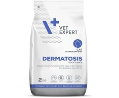 VET EXPERT Veterinary Diet Dermatosis Cat antiena ir ryžiai – dry cat food – 2kg