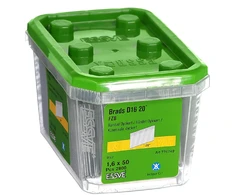 Vinys Essve D16; 1,6×50 mm; 20°; 2800 vnt.; blizgaus cinkavimo