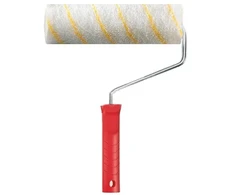 Volelis su rankena 18cm Ø40mm, 12mm, poliakrilas, geltona juostelė 84664812 COLOR EXPERT