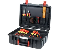 Wiha įrankių dėklas Basic L electric, 46 dalių, 47312