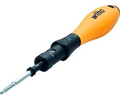 Wiha Drehmoment-Schraubendreher Set TorqueVario-S Micro ESD (juodas/gelb, 18-teilig, 0,1 - 0,6Nm)