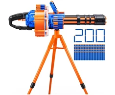 Zuru Insanity Motorized Dart Storm Blaster 36918, 27m, 200 šūviai, 2 vamzdžiai, 2 būgnai, 4 dėtuvės, stovas, 8+ metai