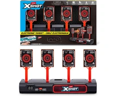 Zuru X-SHOT elektroninis taikinys 36829, 4 taikinių laukai, automatinis taškų skaitiklis, juodas, plastikas, nuo 8 metų