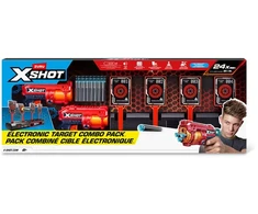 ZURU XSHOT Interaktive Zielscheibe &amp; Fury 4 2er Pack