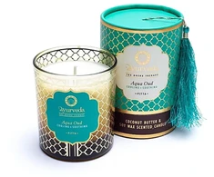 Ajurvedinė kvepianti žvakė PITTA AQUA OUD