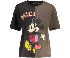 Marškinėliai DESIGUAL 26WWTK59MIGMICKEY_NE2002 (moterims), juoda