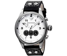 Laikrodis ARMANI AR5836. Kwarcowy, Kolor balta. Mężczyzna.