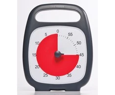 Dėlionė Laikmatis / atgalinio skaičiavimo laikrodis - Time Timer PLUS, Juodas (14x18 cm), JAC5025