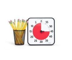 Dėlionė Laikmatis / atgalinio skaičiavimo laikrodis - Time Timer audible Medium su Magnetais (18x18 cm), JAC5108
