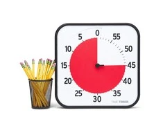 Dėlionė Laikmatis / atgalinio skaičiavimo laikrodis - Time Timer audible Large su Magnetais (30x30 cm), JAC5109