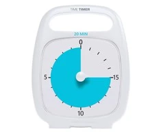 Dėlionė Laikmatis / atgalinio skaičiavimo laikrodis - Time Timer PLUS 20 min, Baltas (14x18 cm), JAC5033