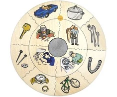 Beleduc dėlionė Technico XL "Medžiagos" (11595)