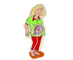 Beleduc lavinamoji priemonė - sluoksniuota medinė dėlionė Mama” (17024)