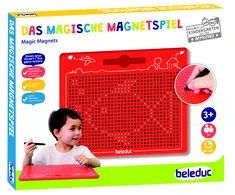 Beleduc lavinimo priemonė - didelė Magnetinė kūrybiškumo lentelė, raudona (21042)