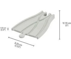 PlanToys guminių Kelių &amp; Bėgių papildymo rinkinys "Jungtys" (6327)
