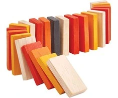 Dėlionė PlanToys kelioninis rinkinys - Domino eilutė (PT4135)