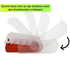 Dėlionė Timetex A8 kortelių susidėjimo dėžutė, plastikinė (be kortelių) (TT9342x)