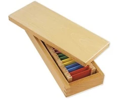 Dėlionė TimeTEX Antroji Spalvų lentelių dėžutė, 11 porų "Montessori Premium" (TT94208)