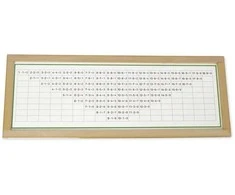 Dėlionė TimeTEX Atimties užsiėmimų lentelės su mediniu rėmeliu "Montessori Premium" (TT94445)