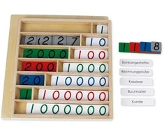 Dėlionė TimeTEX Banko žaidimas "Montessori Premium" (TT94469)