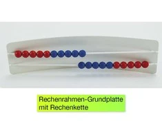 Dėlionė TimeTEX Basic Plus matematikos rinkinys, skaičiai iki 20, 58 vnt. dėžutėje, balta/raudona (TT93108)