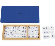 Dėlionė TimeTEX Dalybos užduočių ir atsakymų dėžutė "Montessori Premium" (TT94472)