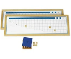 Dėlionė TimeTEX Dalybos užsiėmimų lentelės su mediniu rėmeliu "Montessori Premium" (TT94470)
