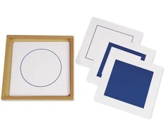 TimeTEX Geometrinių figūrų kortelės "Montessori Premium" (TT94234)