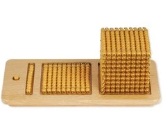 Dėlionė TimeTEX Įvadas į Dešimtainę Sistemą, plastikiniai karoliukai "Montessori Premium" (TT94411)