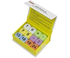 Dėlionė TimeTEX Kauliukų rinkinys Matematikai, 12 vnt. dėžutėje (TT92602)