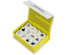 Dėlionė TimeTEX Kauliukų rinkinys "Išgalvotos istorijos" dėžutėje, 12 vnt., 18 mm (TT93542)