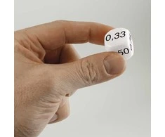 Dėlionė TimeTEX Kauliukų rinkinys su dešimtainėmis trupmenomis, 5 vnt., 20 mm (TT92617)