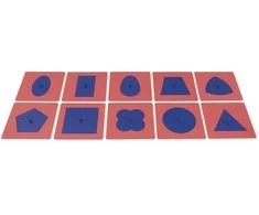 Dėlionė TimeTEX Metalinės Geometrinės figūros "Montessori Premium" (TT94320)