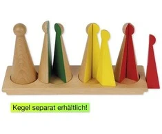 TimeTEX Padėklas Didelėms trupmenų figūrėlėms "Montessori Premium" (TT94499)