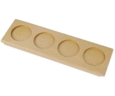TimeTEX Padėklas Didelėms trupmenų figūrėlėms "Montessori Premium" (TT94499)