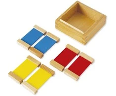 Dėlionė TimeTEX Pirmoji Spalvų lentelių dėžutė, 3 poros "Montessori Premium" (TT94205)