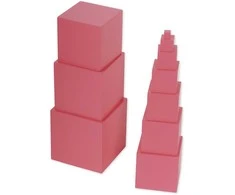 Dėlionė TimeTEX Rožinis bokštas "Montessori Premium" (TT94232)