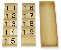 Dėlionė TimeTEX Seguin Lentelės I, 11-19 "Montessori Premium" (TT94423)