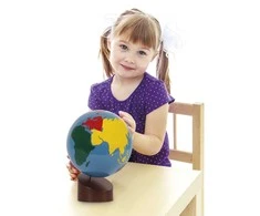 TimeTEX Žemynų Gaublys "Montessori Premium" (TT94711)