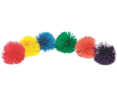 Megaform Ag MEGAFORM fizinio lavinimo priemonė - kamuoliukų PomPom rinkinys, 6 vnt. (M452306)