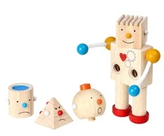 PlanToys lavinamoji priemonė - žaidimas Pastatyk robotą (PT5183)