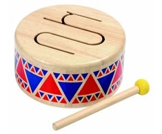 PlanToys lavinimo priemonė - muzikinis instrumentas, būgnas Solid drum (PT6404)