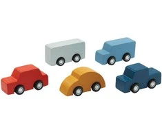 PlanToys medinių mašinėlių rinkinys (PT6286)