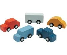PlanToys medinių mašinėlių rinkinys (PT6286)