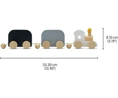 PlanToys žaislas - Šventinis traukinukas (PT5734)